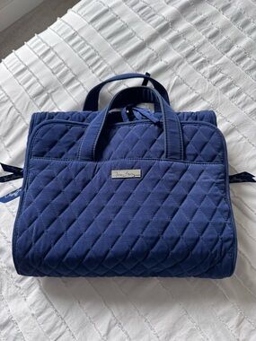 Vera Bradley Quilted Navy Travel Tote